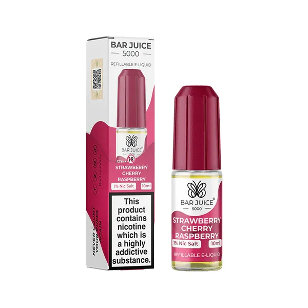 20mg Bar Juice 5000 Nic Salts 10ml (40VG/60PG) [5 FOR £10.50]