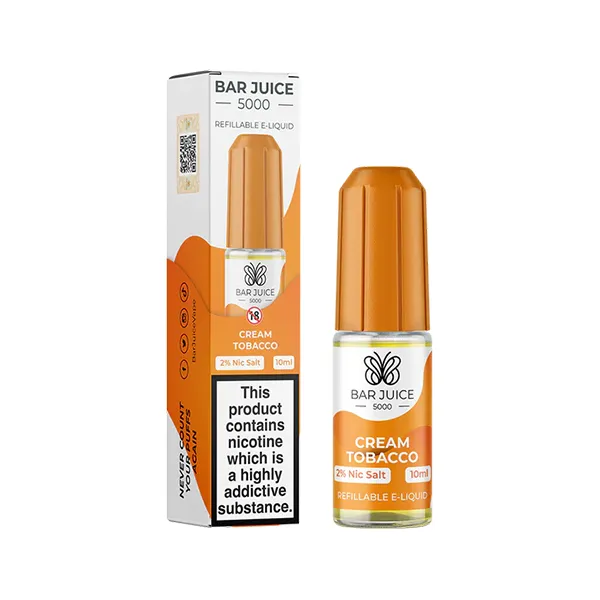 20mg Bar Juice 5000 Nic Salts 10ml (40VG/60PG) [5 FOR £10.50]