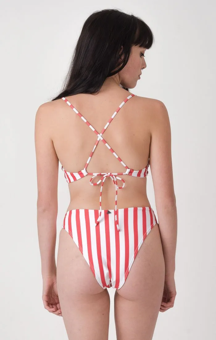 Afends Womens Oddity - Cross Back Bralette