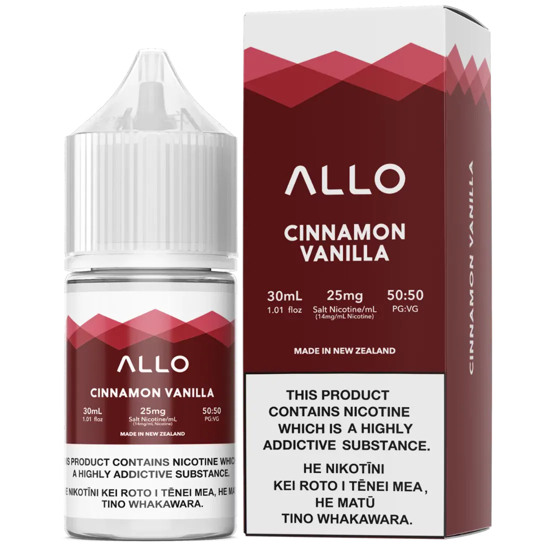 Allo E-Liquid - Cinnamon Vanilla (PKA  Cola)
