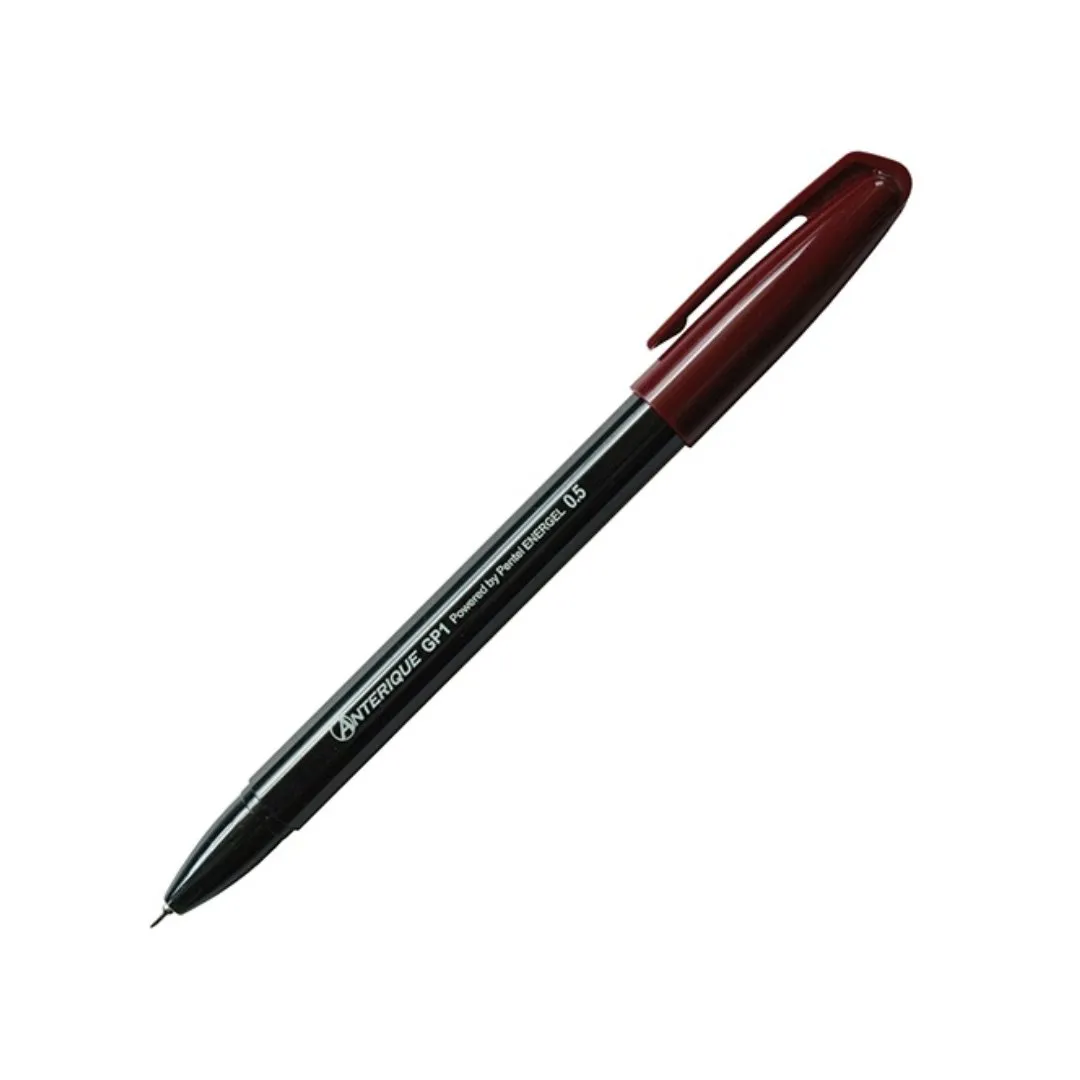 Anterique Black Body Gel Pen 0.5-Black Ink