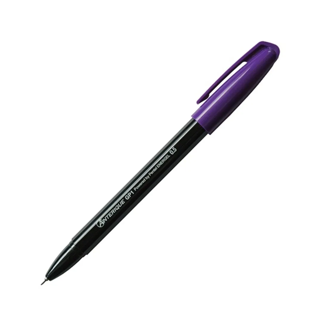 Anterique Black Body Gel Pen 0.5-Black Ink