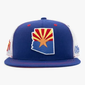 Arizona Flag Flatbill Snapback Hat