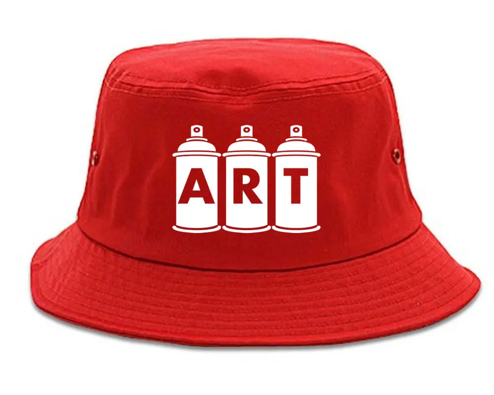 Art graf graffiti spray can paint artist Bucket Hat