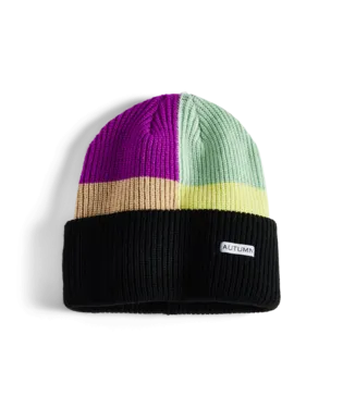 Autumn Patchwork Beanie 2025 (Multiple Color Options)