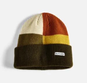 Autumn Patchwork Beanie