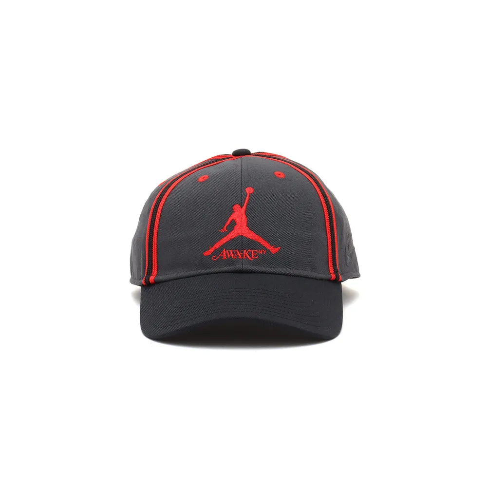 Awake NY x Jordan Rise Cap (Dark Smoke Grey/University Red)