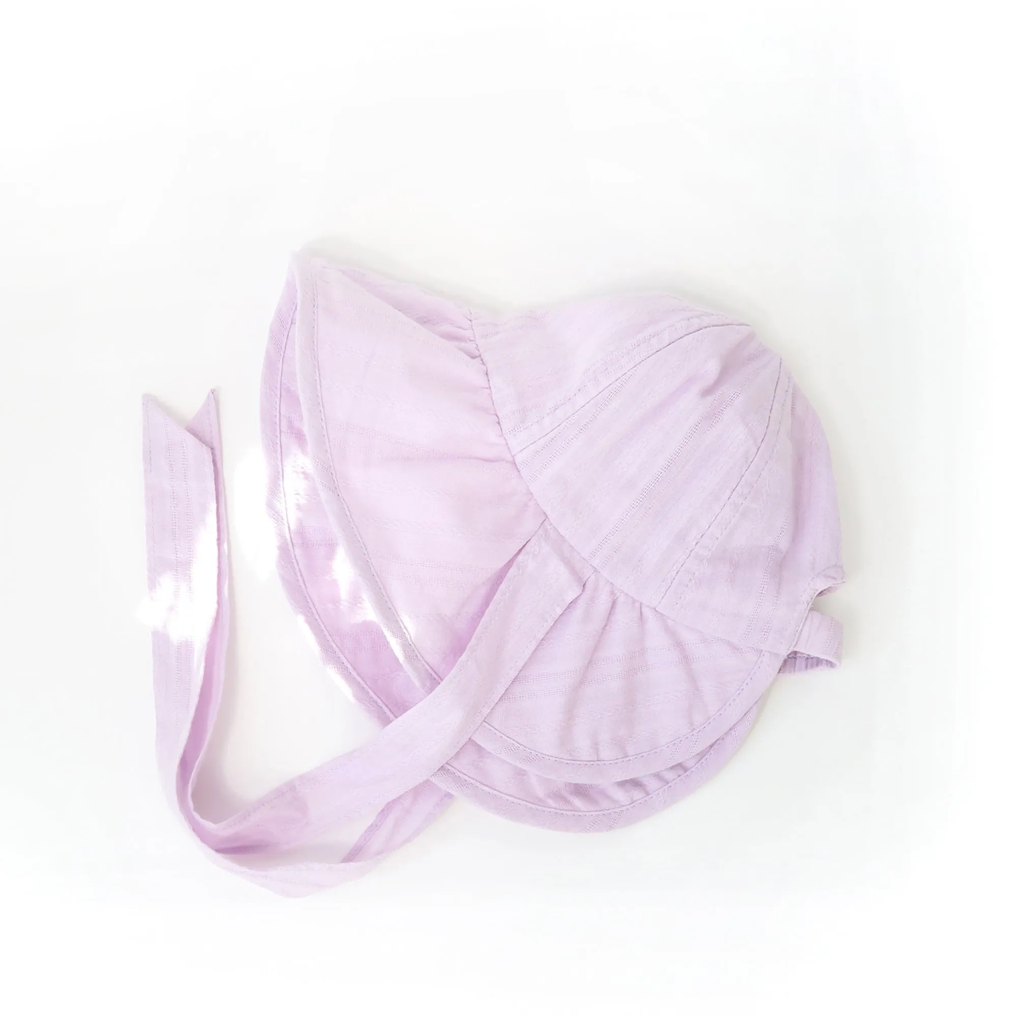 Baby Wide Brim Floppy Sun Bonnet Lacy Victorian Hat | Pink