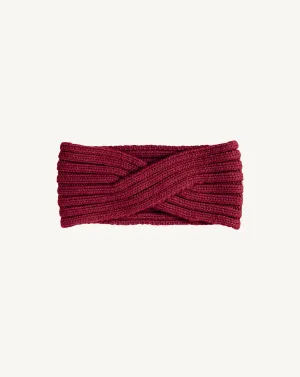 Bandeau croisé à côtes