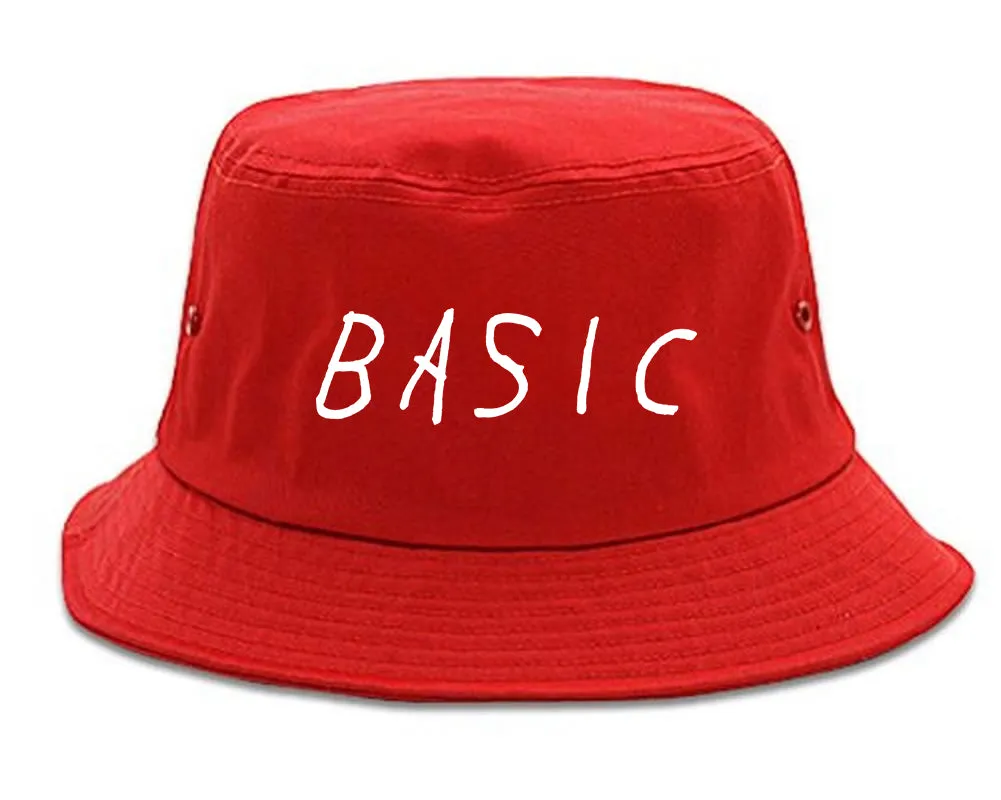 Basic Plain Mens Bucket Hat