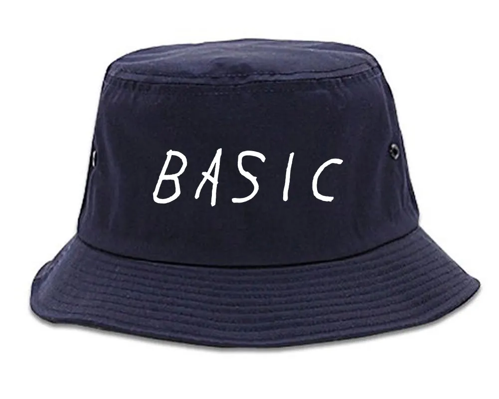 Basic Plain Mens Bucket Hat