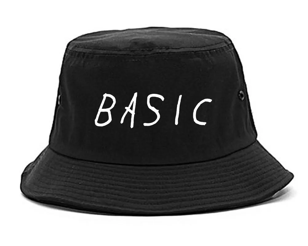 Basic Plain Mens Bucket Hat