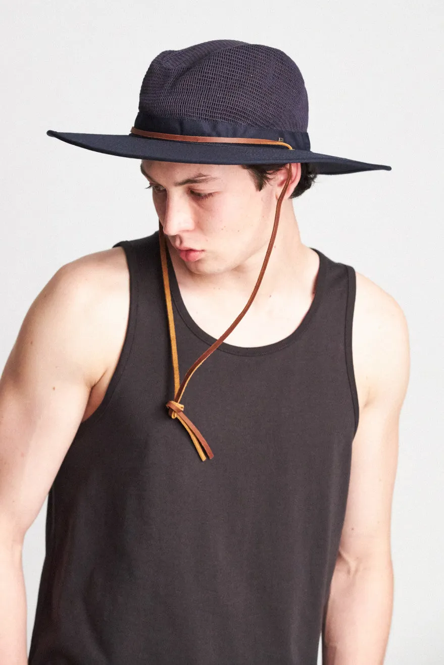 Bend Fedora - Dark Navy