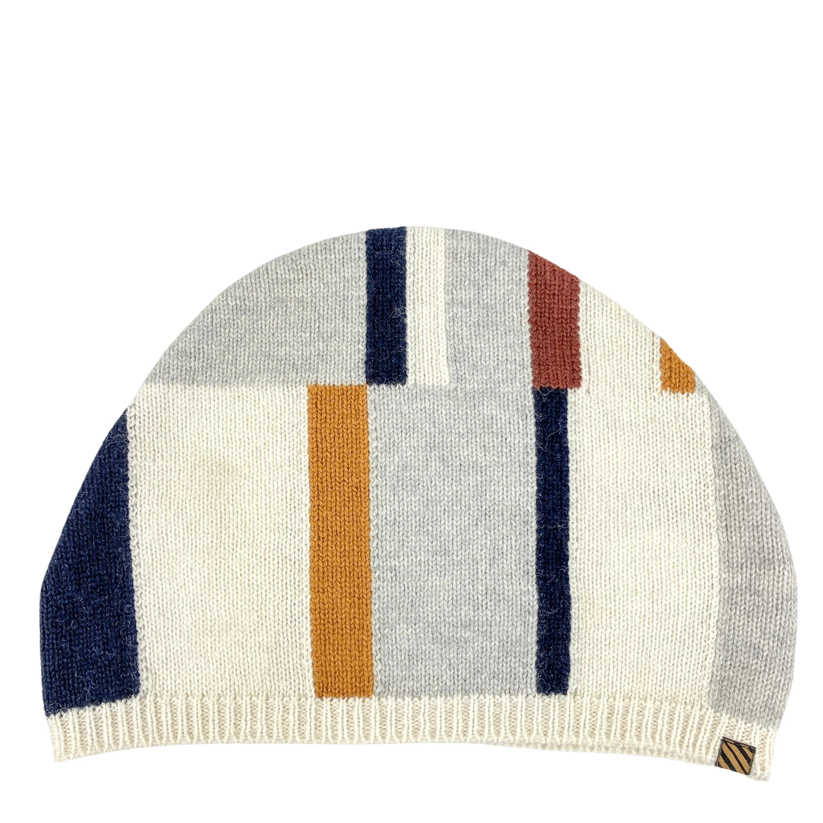 Billy Reid Patchwork Beanie in Multi