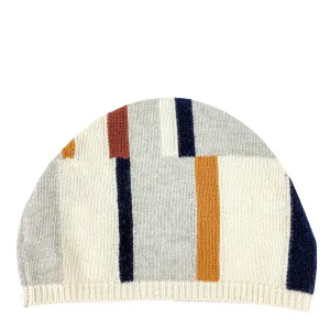 Billy Reid Patchwork Beanie in Multi