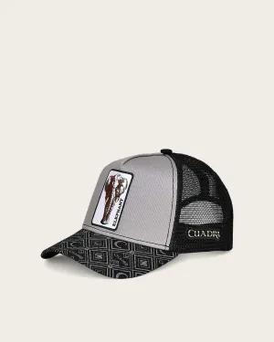 black elephant patch cap