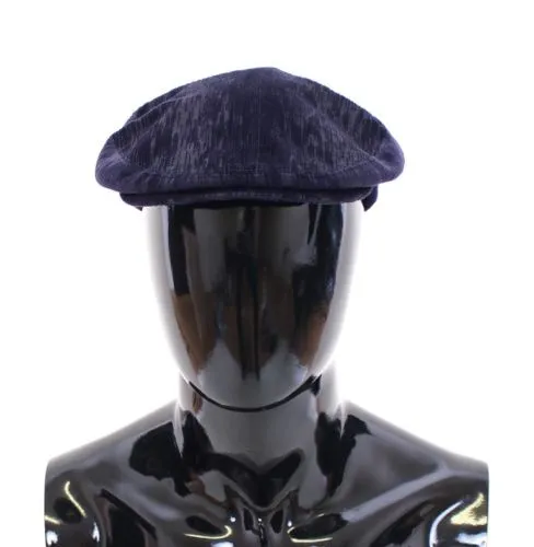 Blue Cotton Logo Hat Cabbie