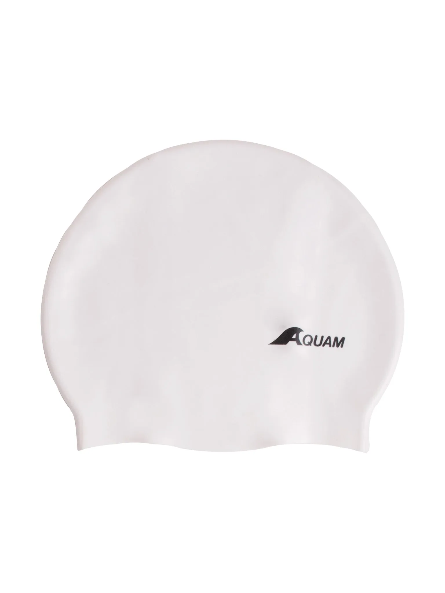 Bonnet de natation en silicone - Blanc
