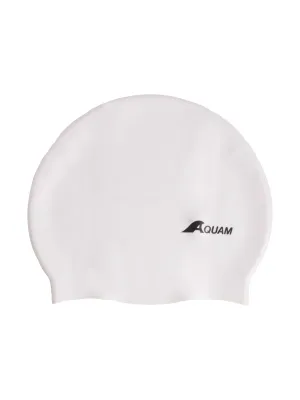 Bonnet de natation en silicone - Blanc