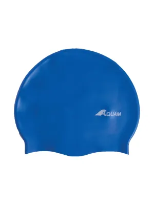 Bonnet de natation en silicone - Bleu