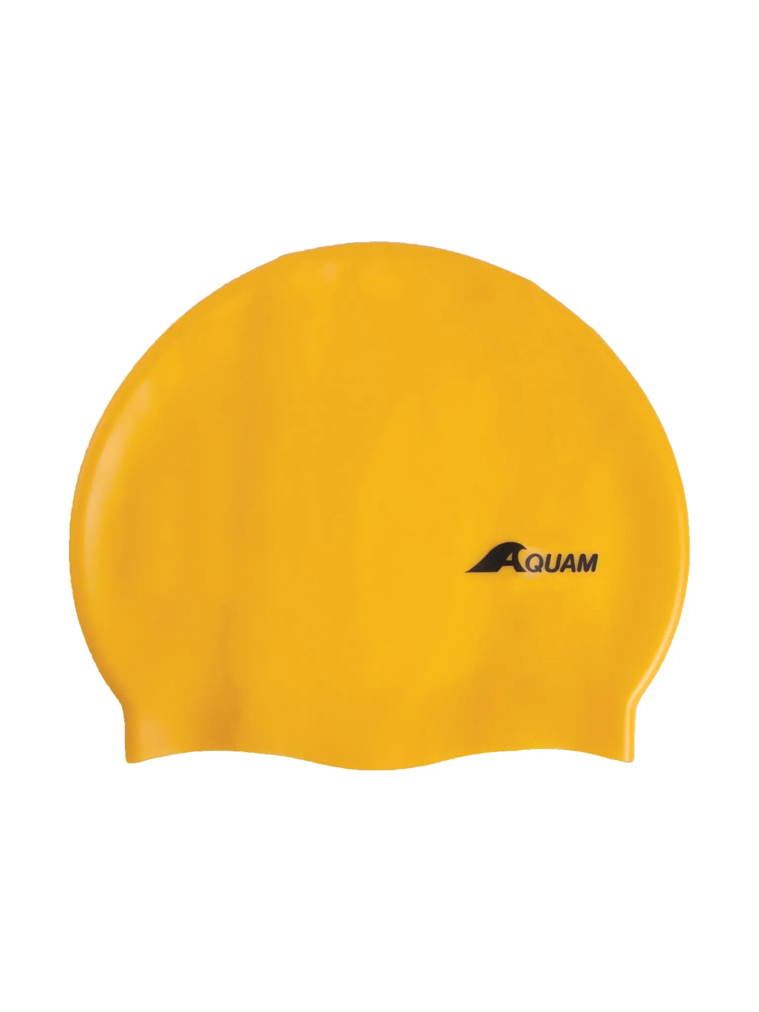 Bonnet de natation en silicone - Jaune