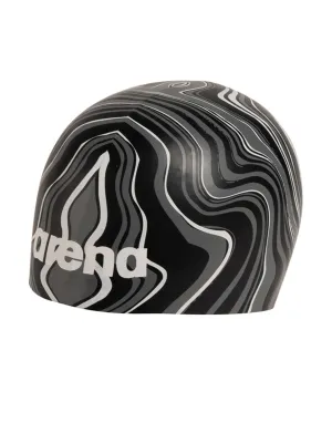 Bonnet de natation Poolish Marbled en silicone