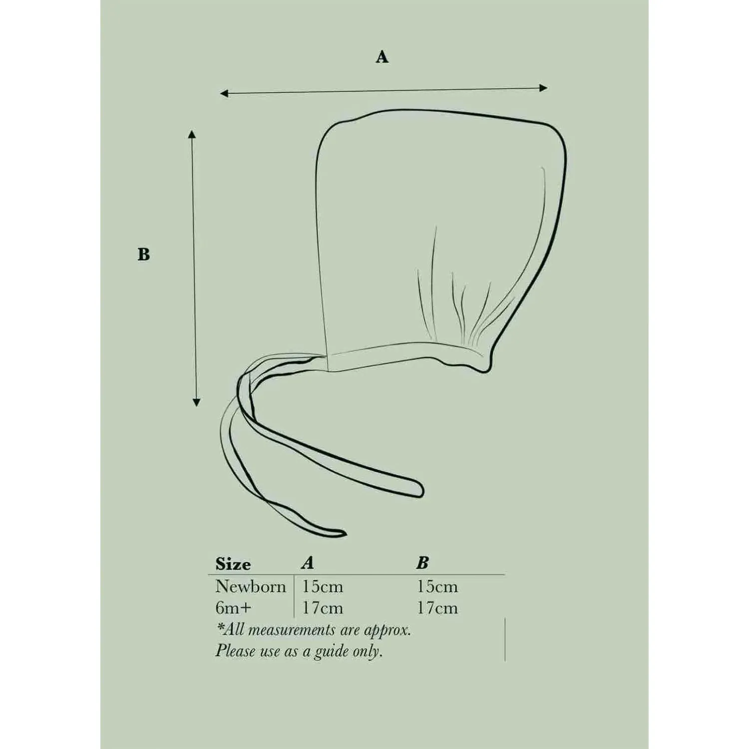 Bonnet Drawstring - Leaf