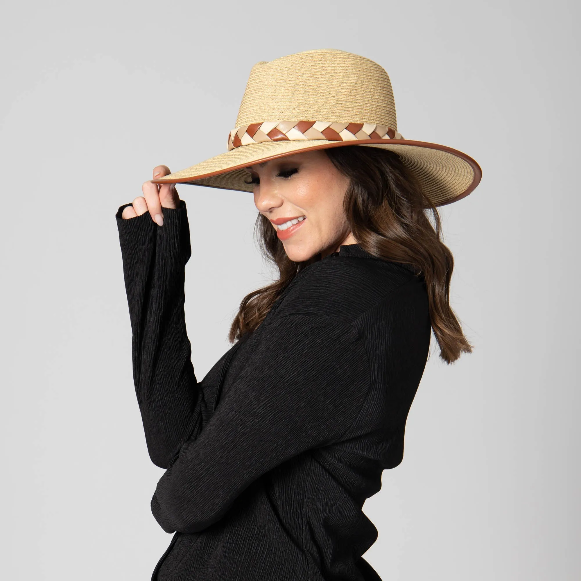 Boss Fedora - Ultrabraid Fedora with Braided Faux Band