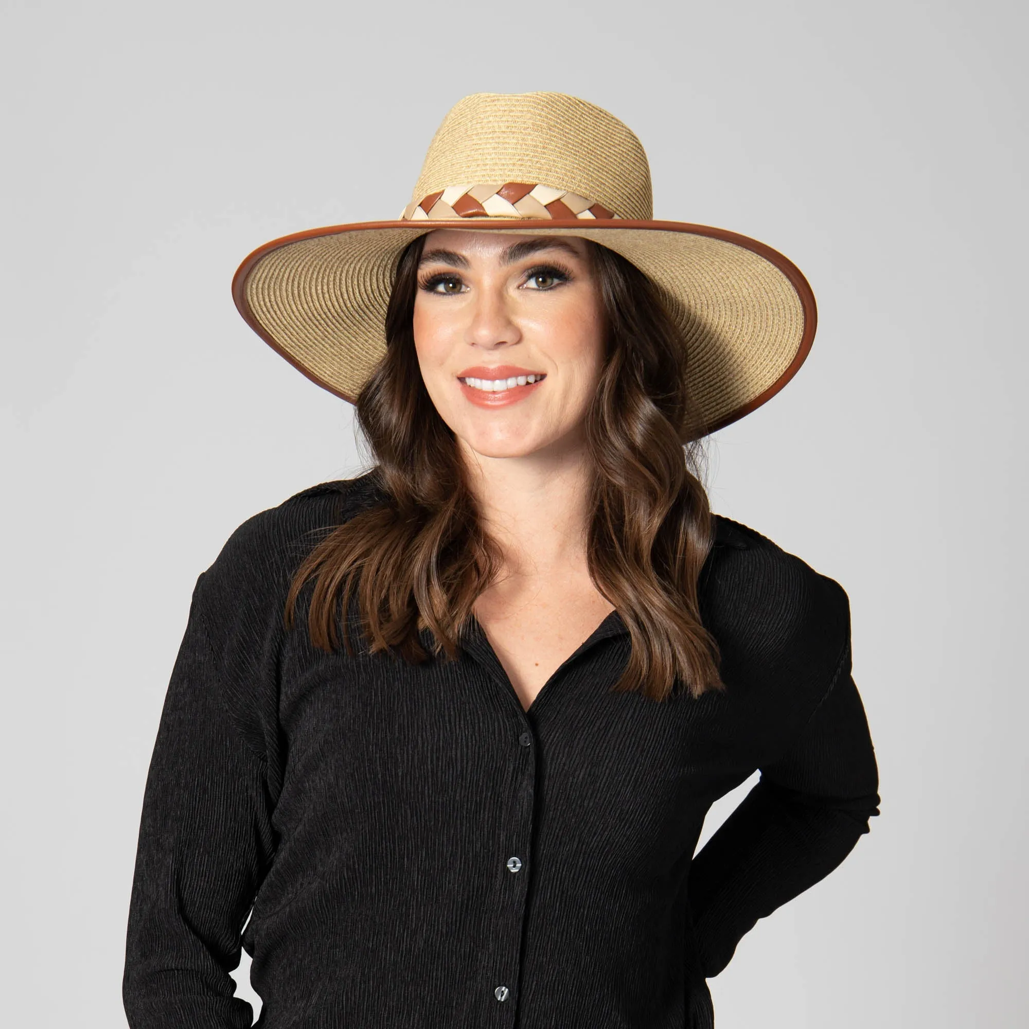 Boss Fedora - Ultrabraid Fedora with Braided Faux Band