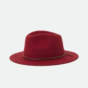 BRIXTON Wesley Packable Fedora - Cowhide