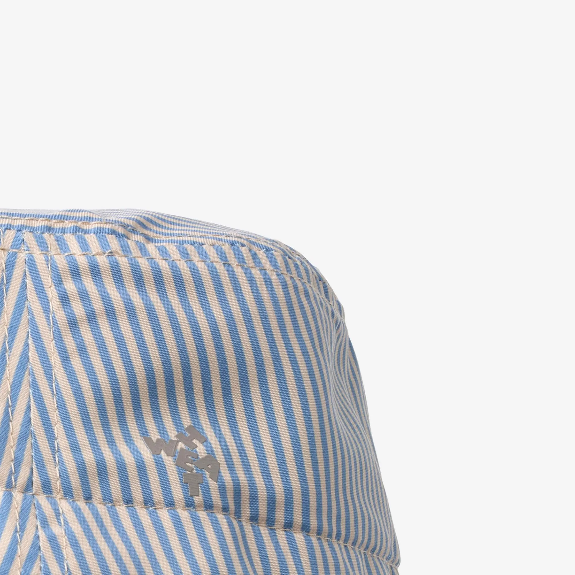 Bucket Hat Tilo Badge - blue swim stripe