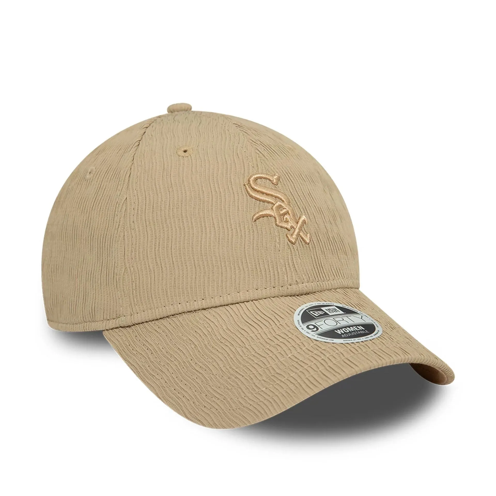 Chicago White Sox Womens Ruching Light Beige 9FORTY Adjustable Cap