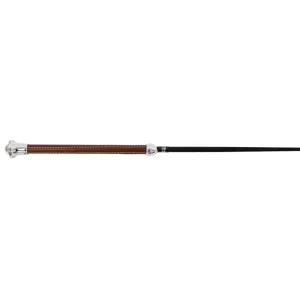 Classic Dressage Whip Black W/Brown Handgrip
