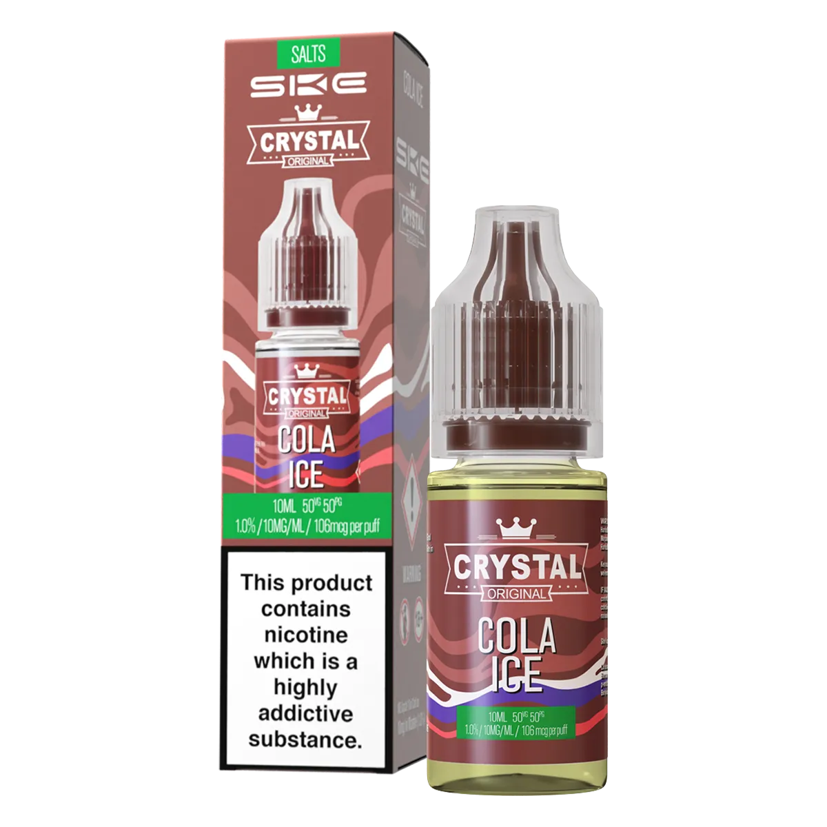 Cola Ice Nic Salt by SKE Crystal 10ml