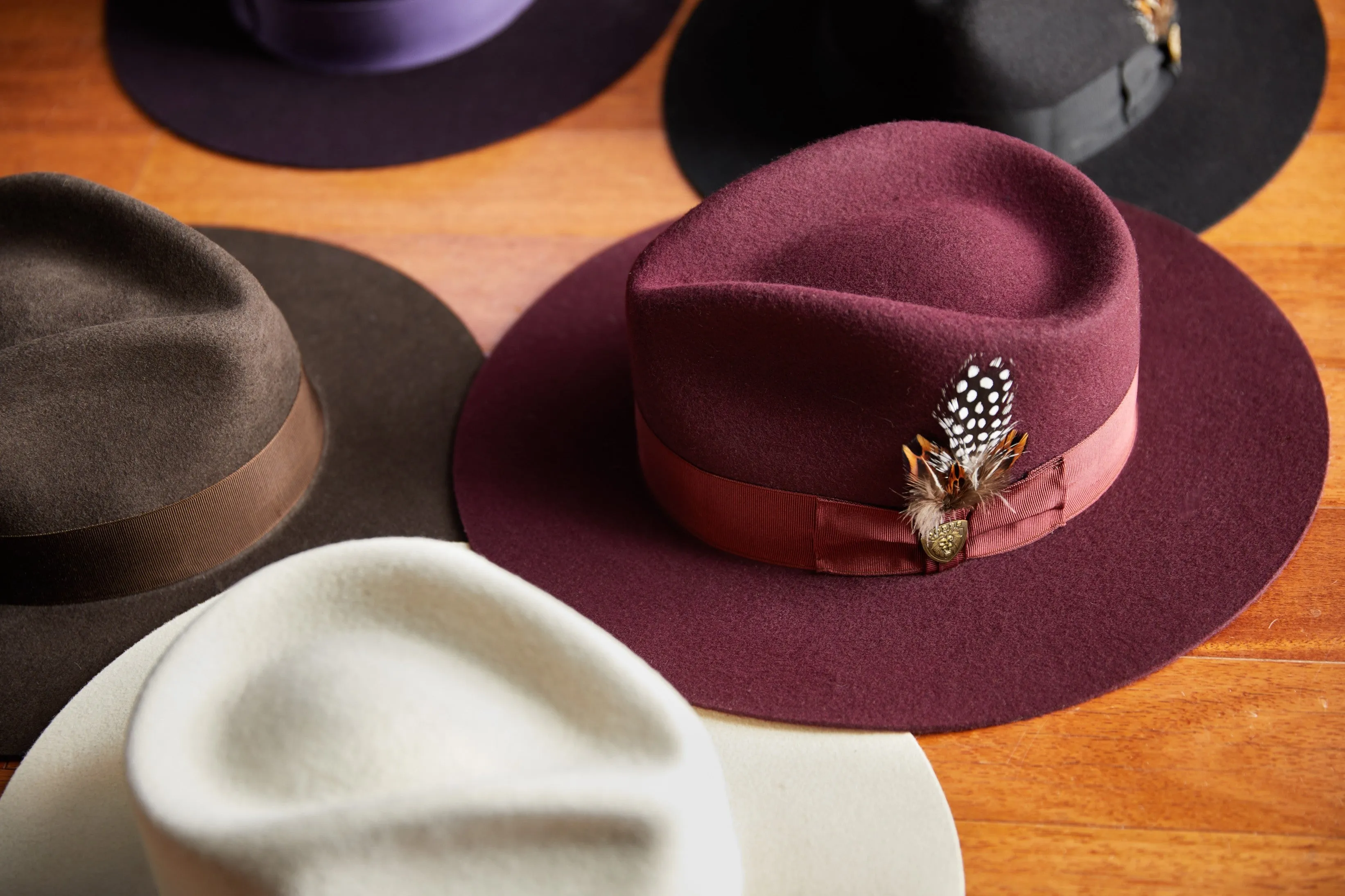 Dobbs Estate (Wool) Wide Brim Wool Felt Fedora