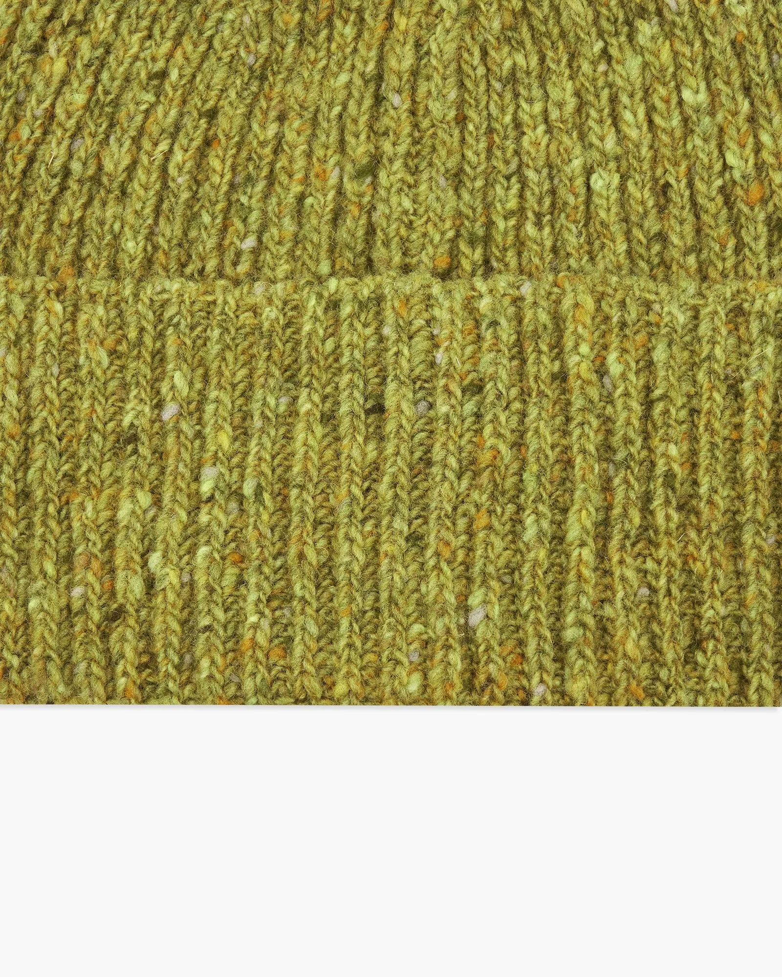 Donegal Yarns Wool Beanie - Lime