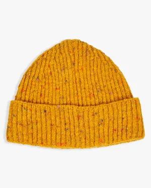 Donegal Yarns Wool Beanie - Yellow