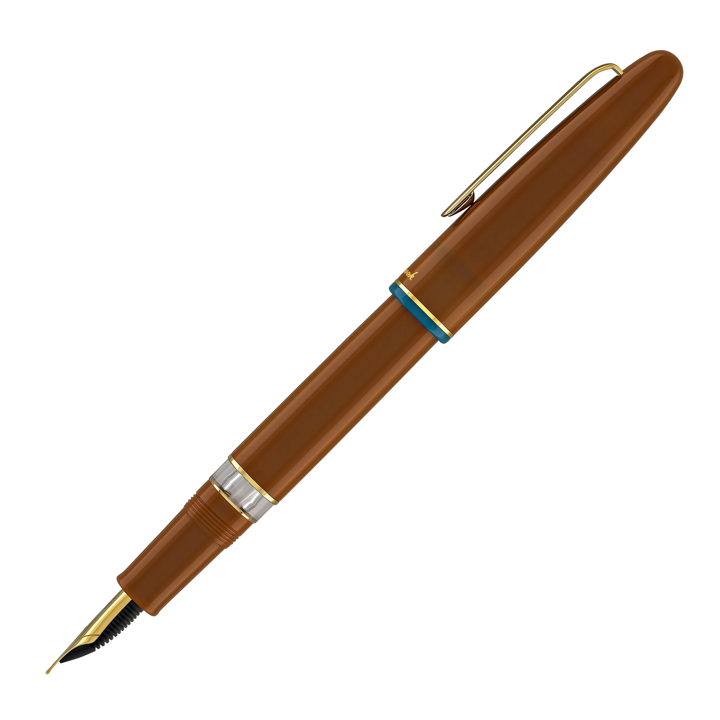 Esterbrook Estie Back to the Lands Button Piston Fountain Pen in Incredible Rock with Gold Trim