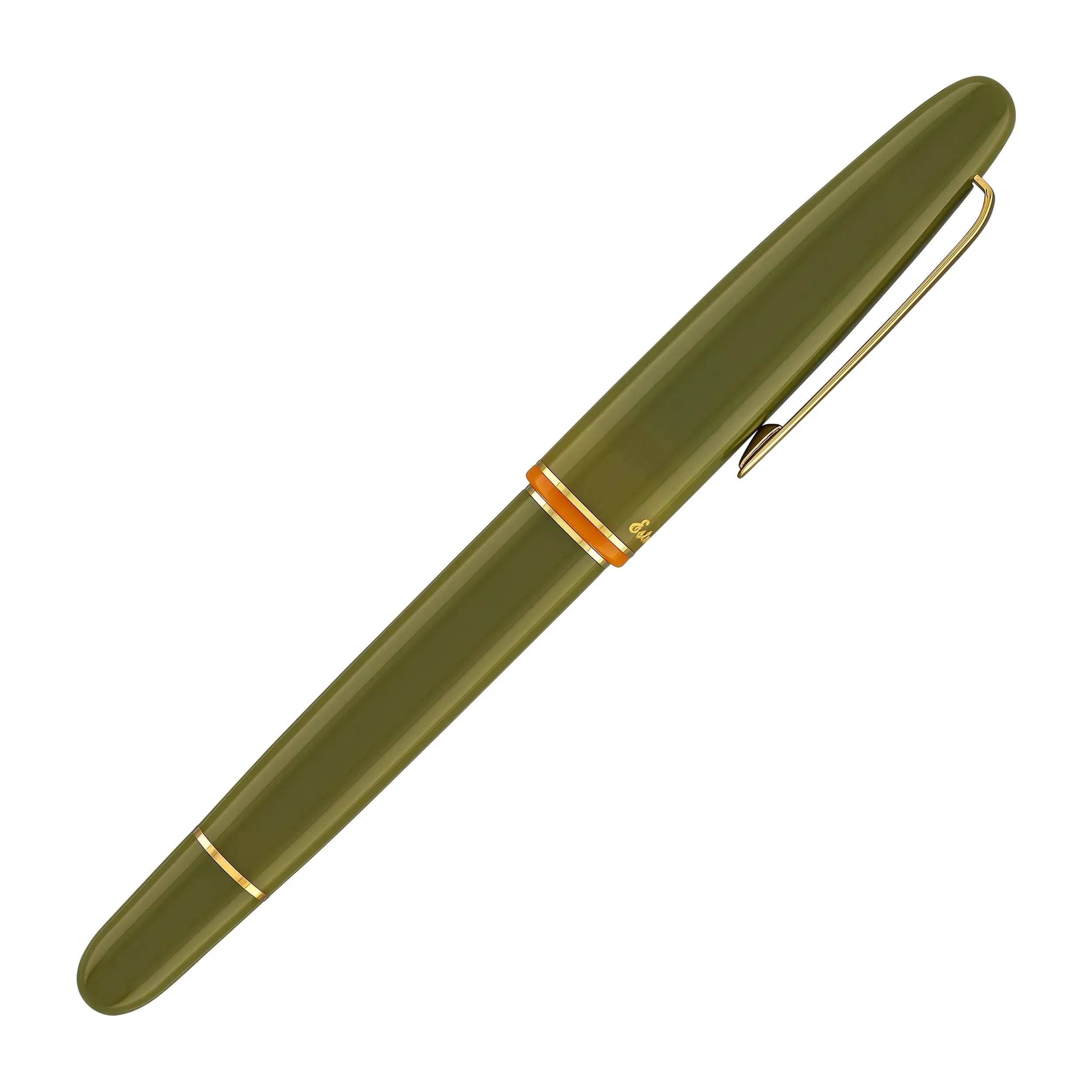 Esterbrook Estie Back to the Lands Button Piston Fountain Pen in Quirky Leaf with Gold Trim