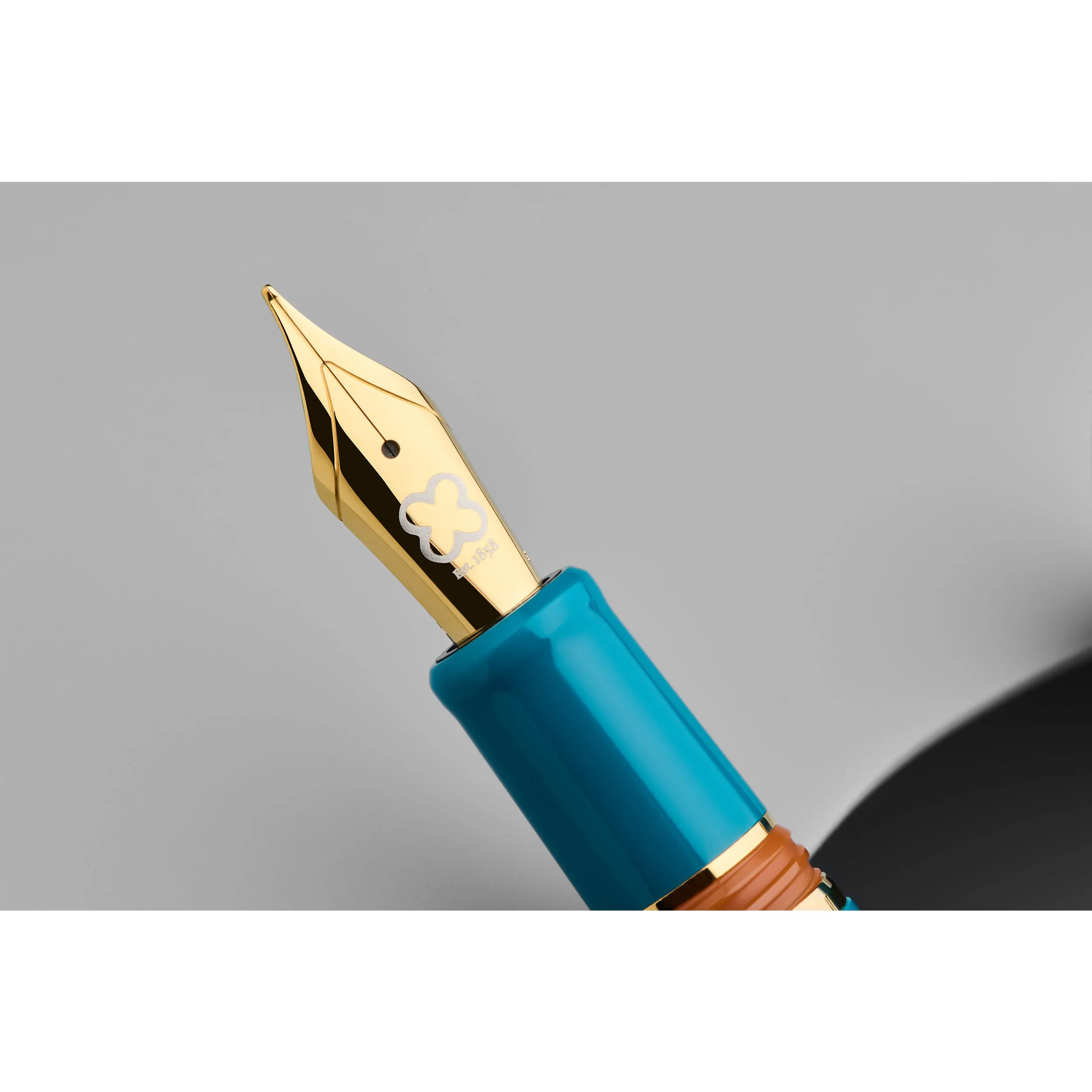 Esterbrook Estie Back to the Lands Regular Fountain Pen in Funky Lake with Gold Trim