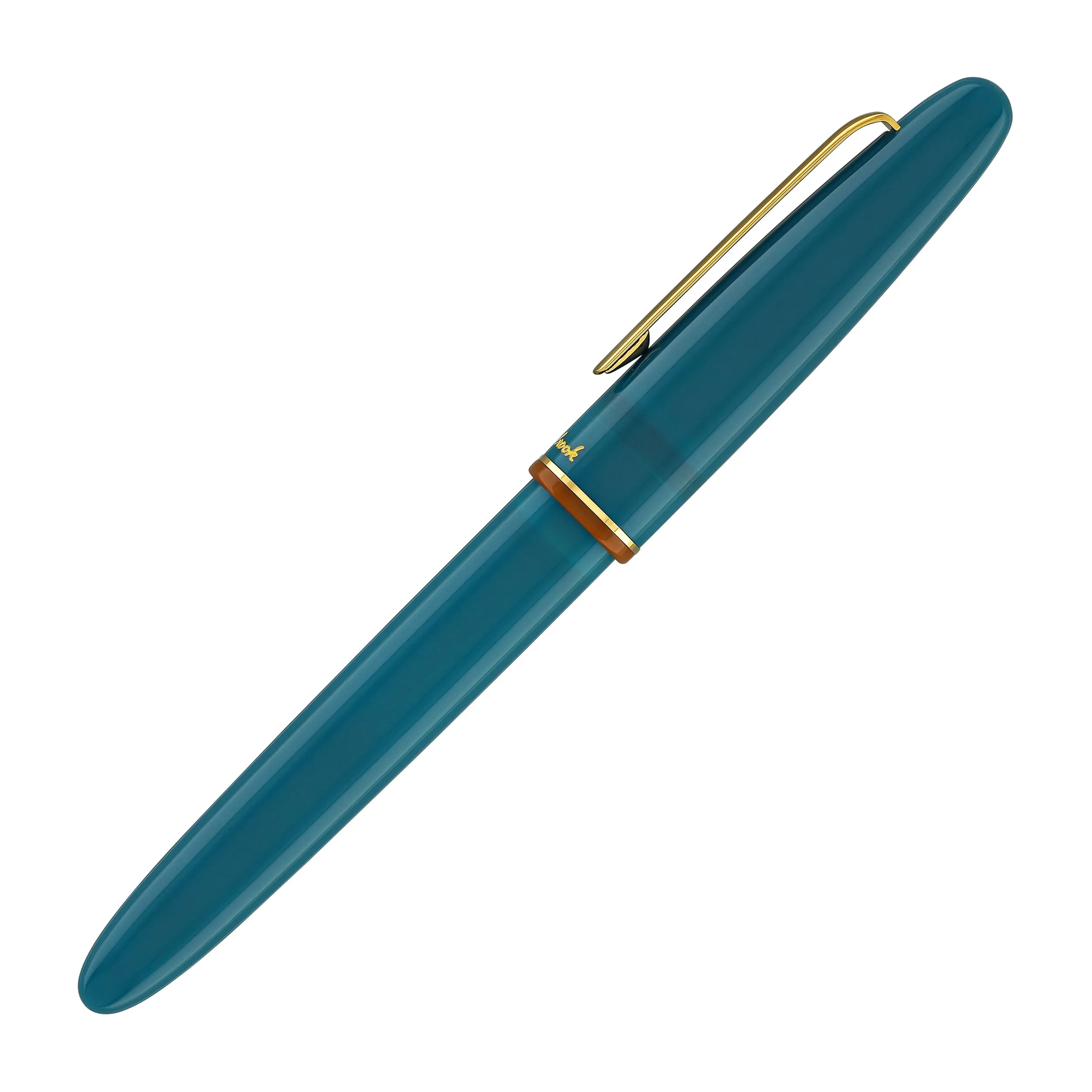 Esterbrook Estie Back to the Lands Regular Fountain Pen in Funky Lake with Gold Trim
