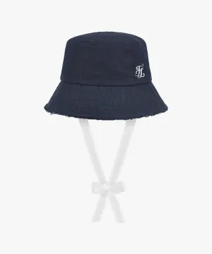 FAIRLIAR Ferra Logo All-Full Bucket Hat - Denim