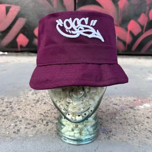 GCS Logo bucket hat (burgundy)