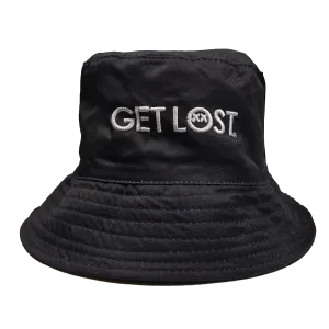 Get Lost Bucket Hat Black