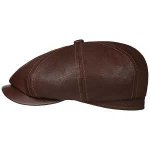 Hatteras New Lamb Nappa Newsboy Cap by Stetson