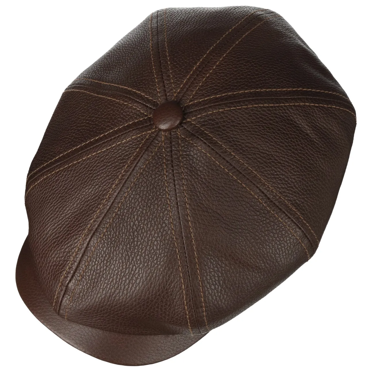 Hatteras New Lamb Nappa Newsboy Cap by Stetson
