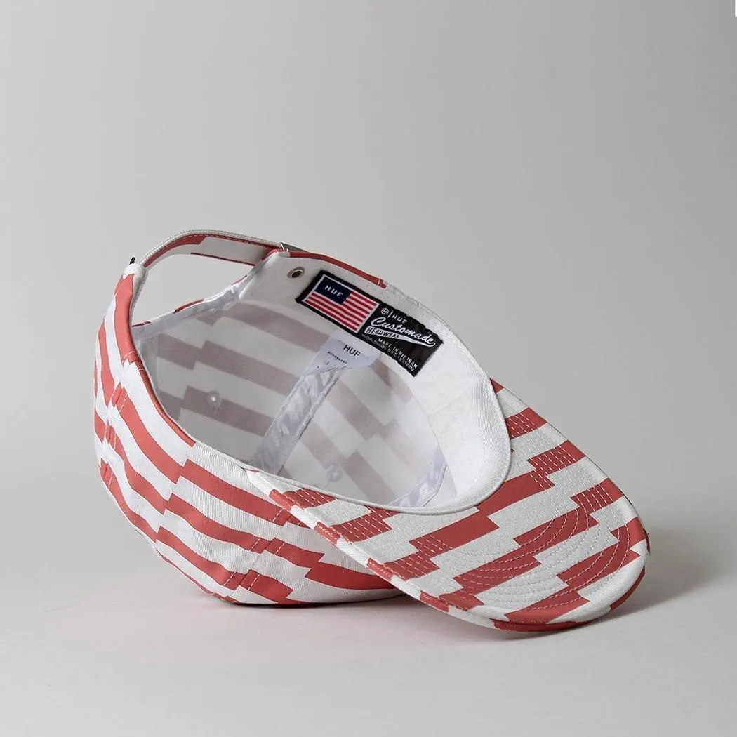 HUF Offset Stripe 6 Panel Cap
