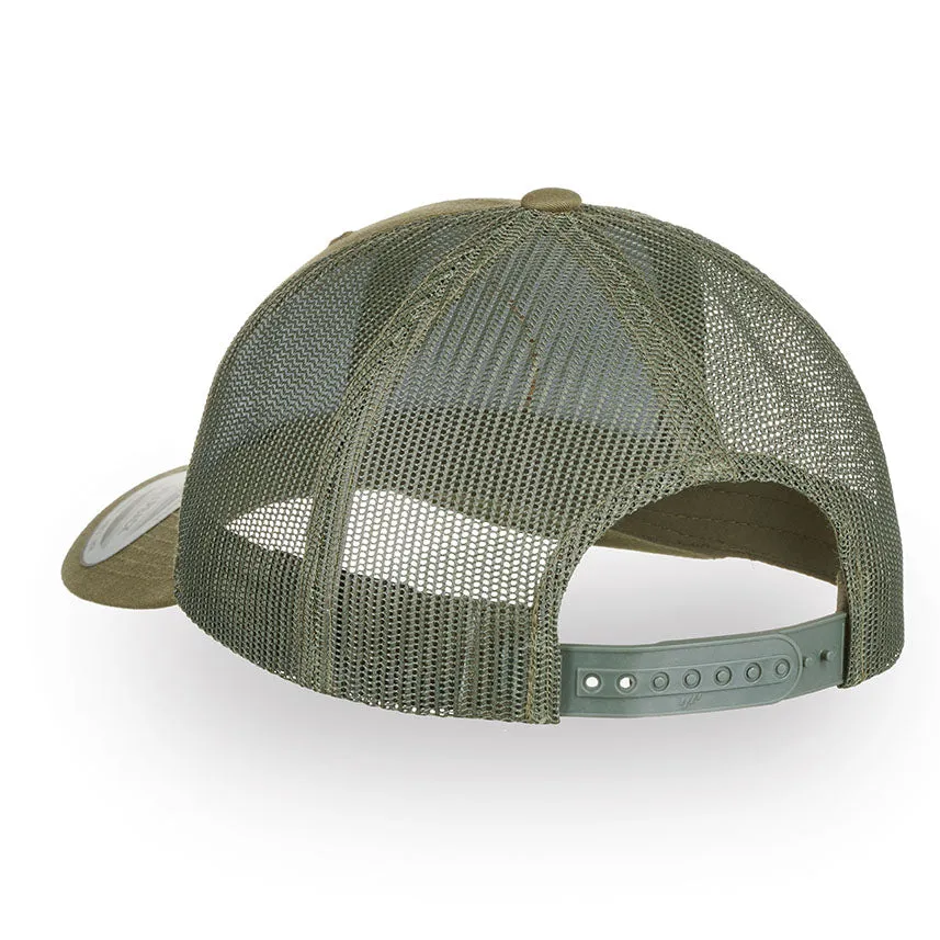 Intrepid Flexfit® Classic Retro Trucker Cap- Khaki