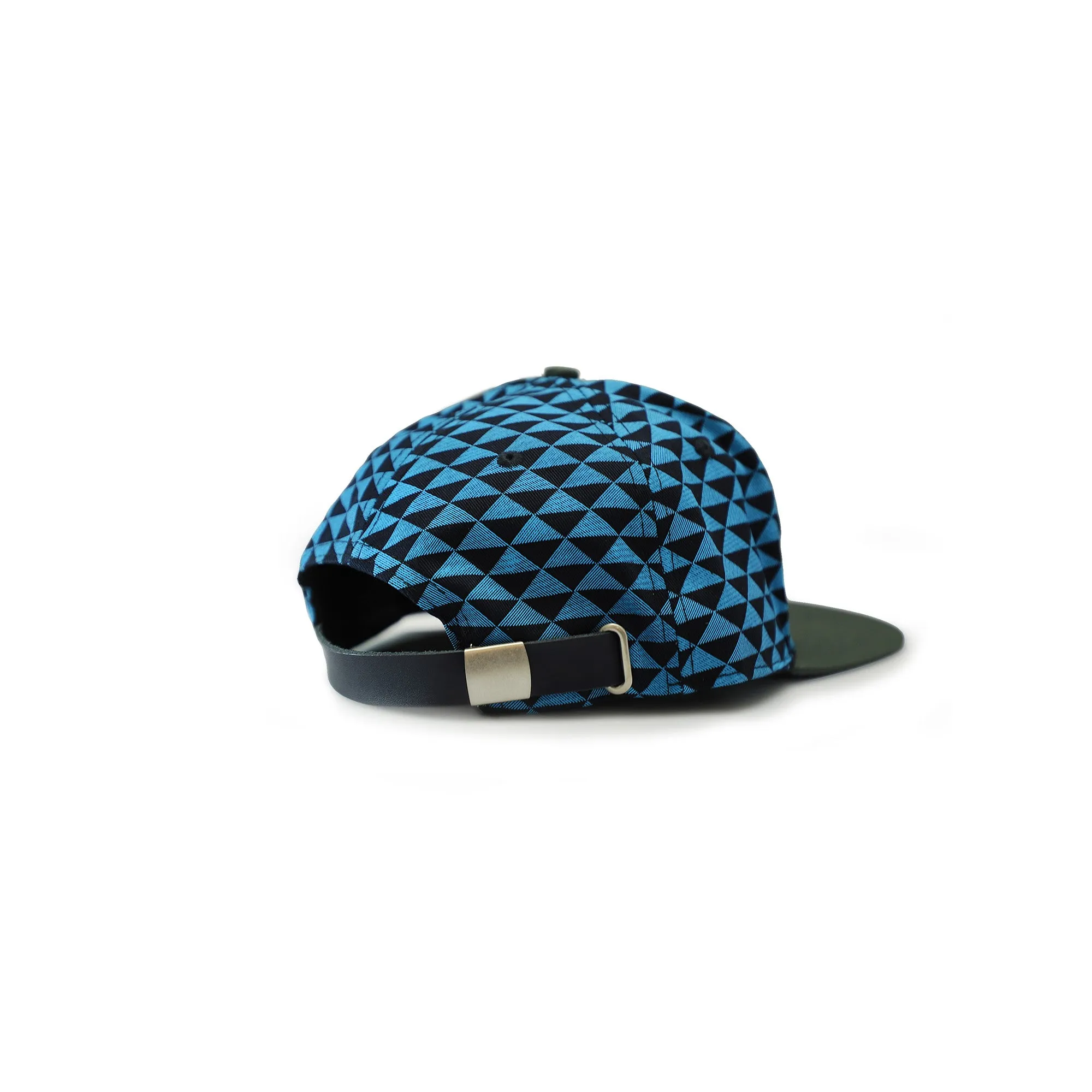 Kkau Flat Bill Leather Strap Hat