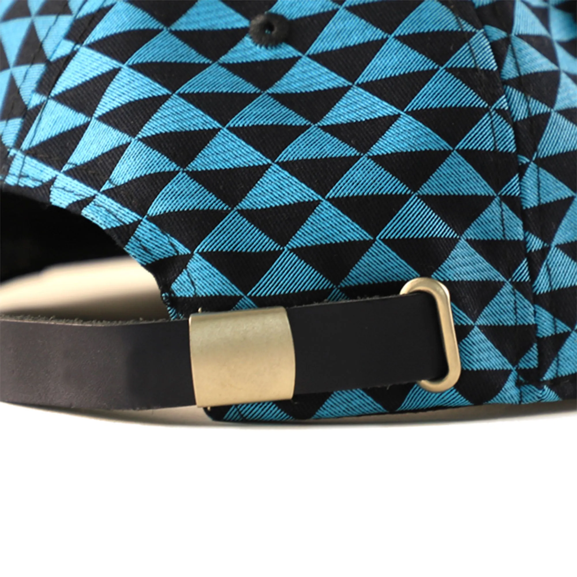 Kkau Flat Bill Leather Strap Hat